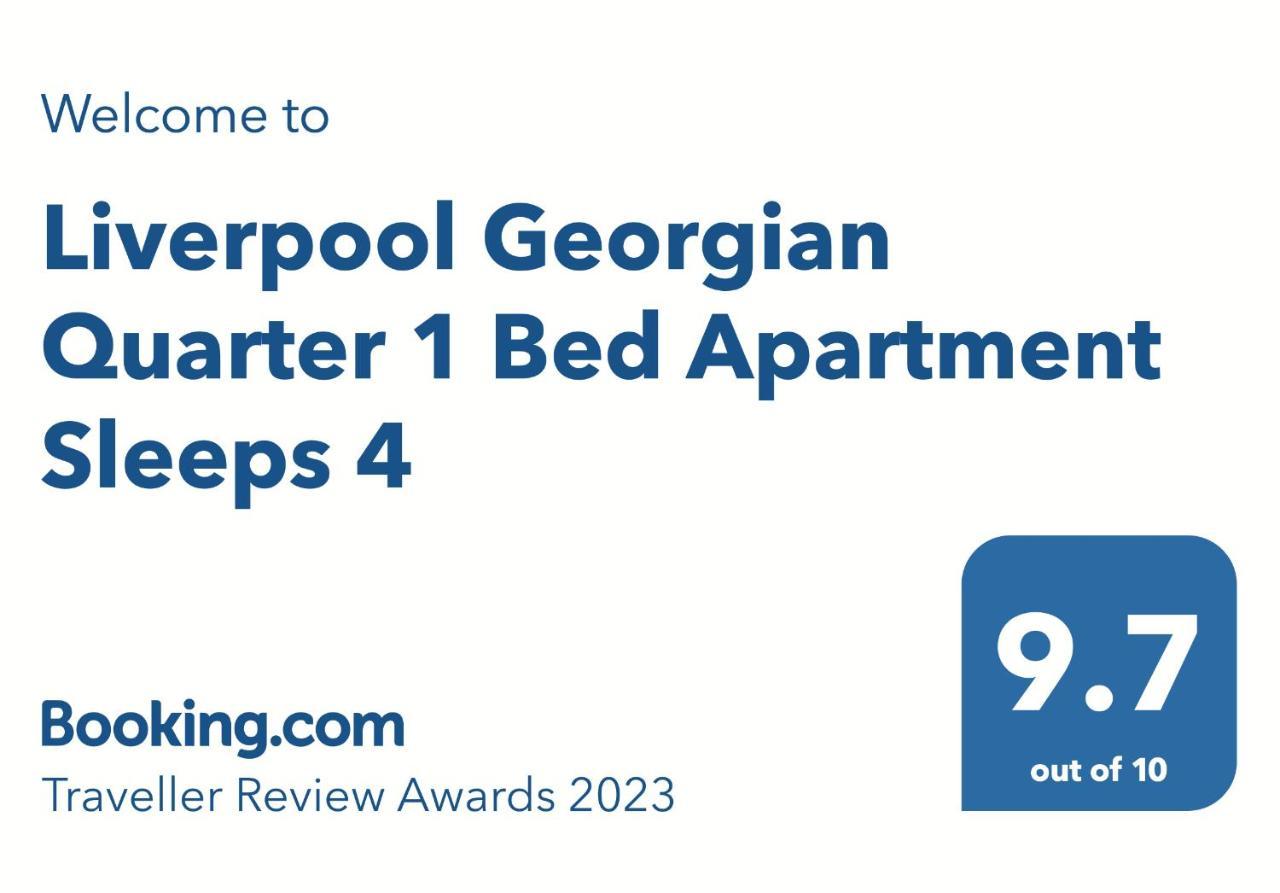 Liverpool Georgian Quarter 1 Bed Apartment Sleeps 4 외부 사진